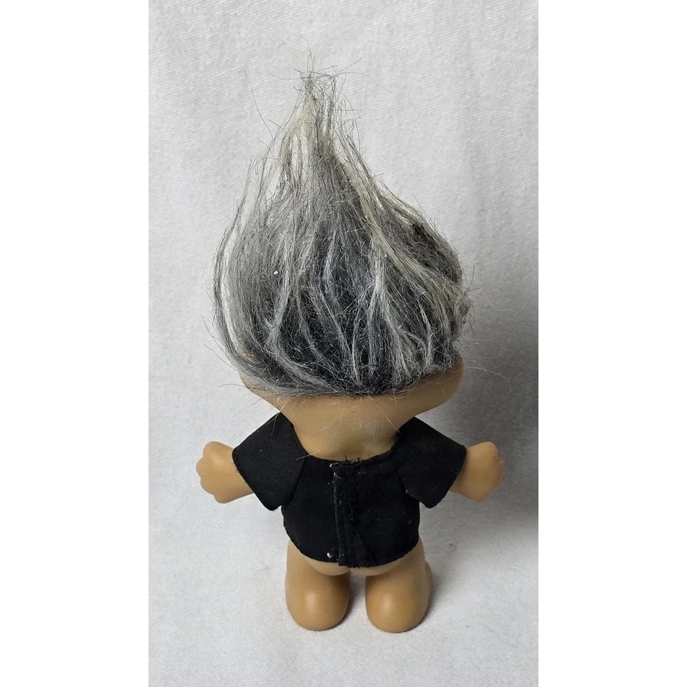 Russ Troll Doll Figure # 18320 Aged To‎ Perfection Tshirt Gray Hair 90's Vintage